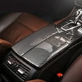 thumbnail image 5 of for - 5 Series F10 2011-2016 Carbon Fiber Center Armrest Box Covers Console Storage Trim Cover, 5 of 8
