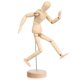thumbnail image 1 of Figura de dibujo de Maniquí de madera, modelo de figura de acción móvil, figura de madera Posable, estatua, maniquí de artista, maniquí de madera para pintar, 1 of 8