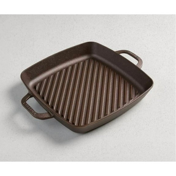 Smithey Ironware No. 12 Cast Iron Grill Pan