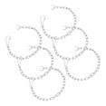 thumbnail image 4 of Shisuyan Toilet Flapper Replacement Chain Silver 6Set 9.82X0.59X0.08in, 4 of 7