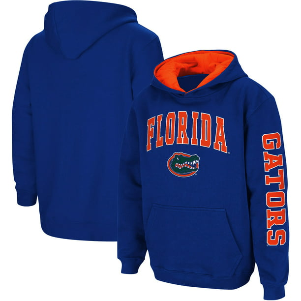 Youth Colosseum Royal Florida Gators 2-Hit Team Pullover Hoodie 