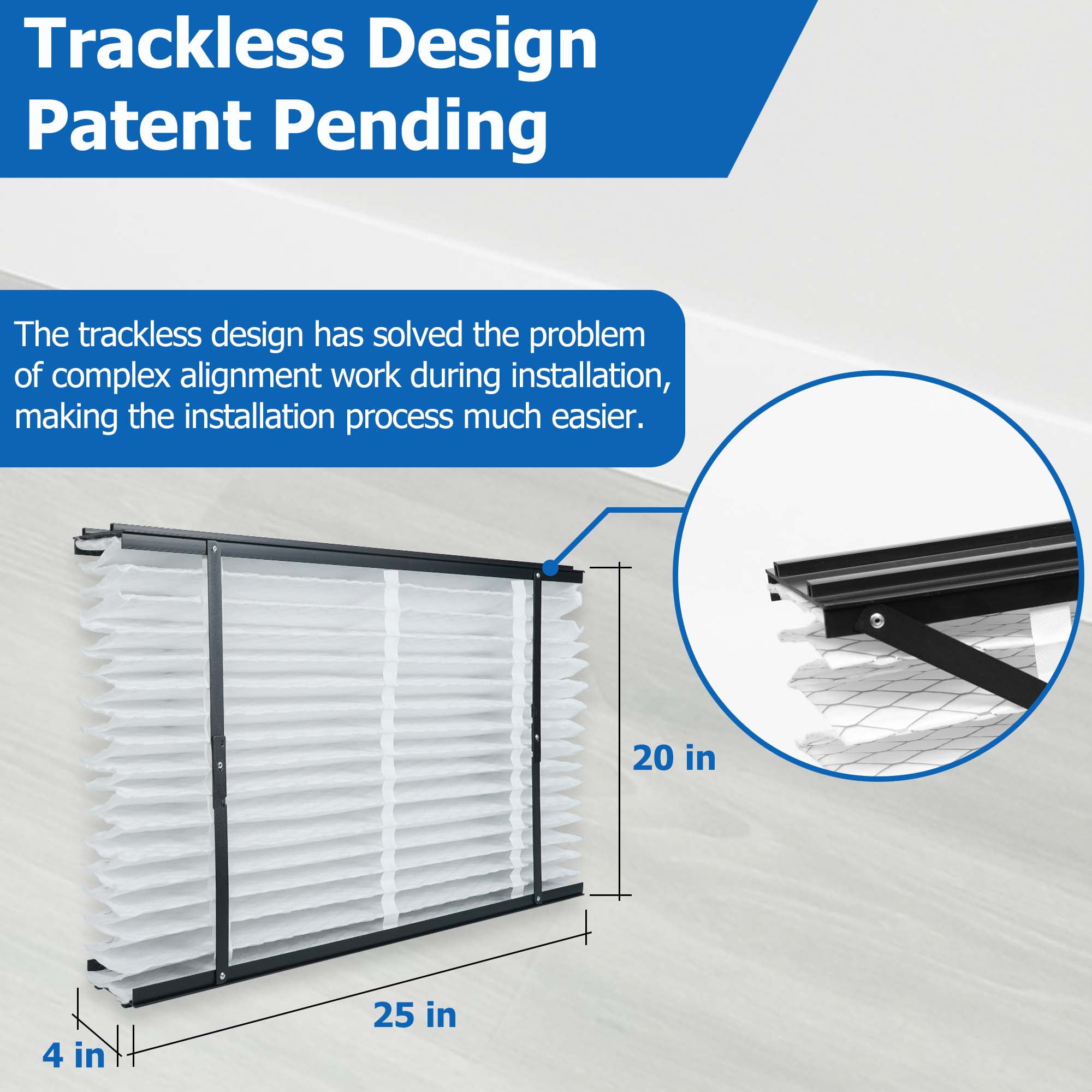 ShueBee 210 Replacement Filter Compatible with AprilAire Whole House Air Purifier 1210, 1620, 2210, 2216, 3210, 4200 Furnace Air Purifier, MERV 11 Filters, Size: 20x25x4, 2 Pack