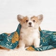 thumbnail image 4 of Pofeuu Tropical Leaves Print Puppy Blanket,Dog Blankets,Pet Blanket Cozy Cat Blankets for Indoor Cats, Fuzzy Pet Blanket for Kitten Doggy Dog Blankets-Medium, 4 of 8