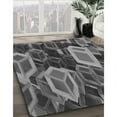 thumbnail image 3 of Ahgly Company Machine Washable Indoor Rectangle Transitional Dark Gray Black Area Rugs, 8' x 10', 3 of 7