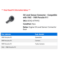 thumbnail image 2 of Oil Level Sensor Connector - Compatible with 1965 - 1989 Porsche 911 1966 1967 1968 1969 1970 1971 1972 1973 1974 1975 1976 1977 1978 1979 1980 1981 1982 1983 1984 1985 1986 1987 1988, 2 of 2