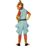 InSpirit Designs Fortnite Fishstick Halloween Fantasy Costume Male, Teen 14-17, Orange