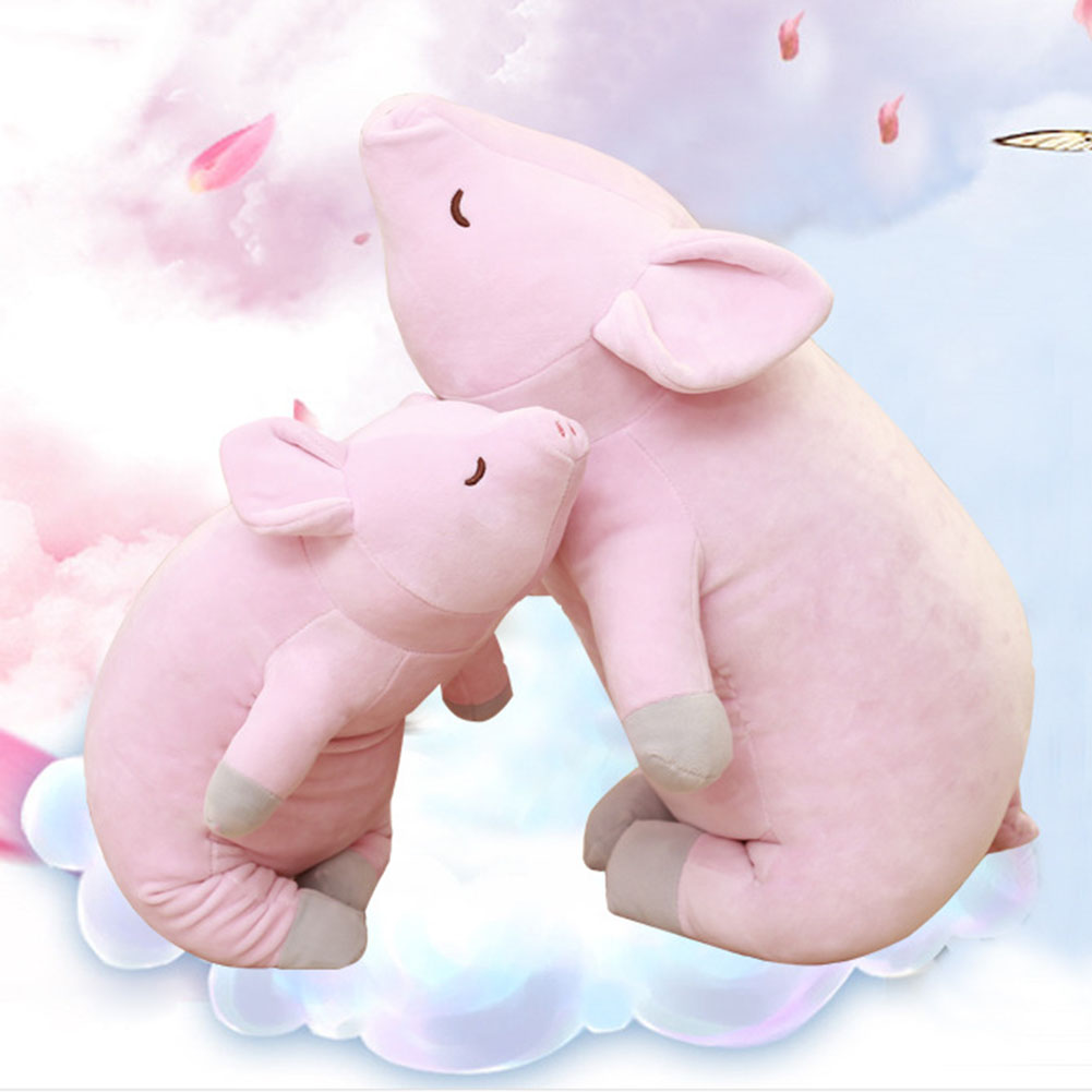 Toys Hobbies Details About Plush Toy Soft Baby Pig Doll Feather Cotton Pink Pig Pillow Soft Cute Sleeping Other Stuffed Animals