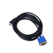 to VGA Adapter Pin Male to Male Computer Monitor Cable Wire Cord for Computer Desktop Laptop PC Monitor Projector