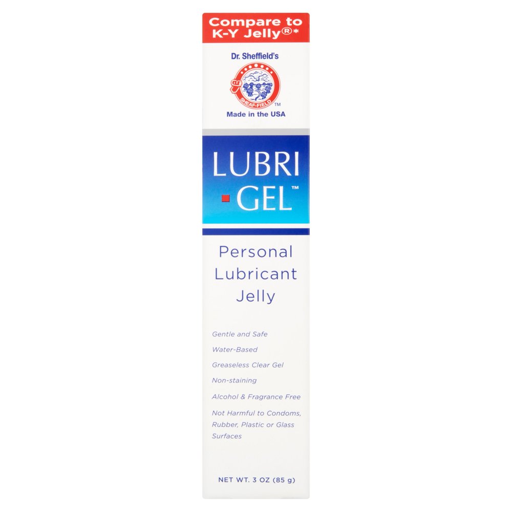 Dr. Sheffield's Lubri Gel Personal Water Based Lubricant Jelly 3 oz