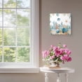 thumbnail image 4 of Framed Canvas Wall Art for Living Room Ocean Coral Wall Decor, Seagrass Starfish Conch Shell Aesthetic Paintings for Bedroom Office Kitchen Bathroom, Ready to Hang Artwork Wall Pictures 8x8 Inch, 4 of 9