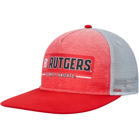Men's Colosseum Scarlet/Gray Rutgers Scarlet Knights Snapback Hat