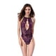 thumbnail image 2 of Camisón de encaje de mujer Sexy Body Lencería Ropa interior Ropa de dormir, Púrpura, L kenally XX000075-15, 2 of 7