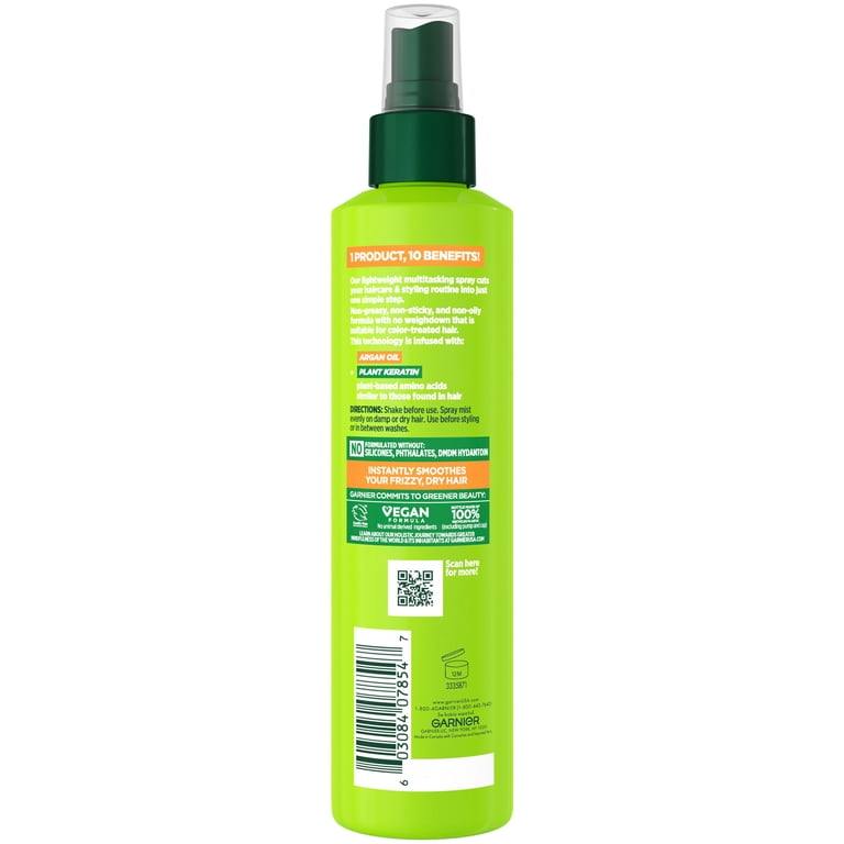 Garnier Fructis Sleek and Shine 10-in-1 Hair Spray, 8.1 fl oz photo 2