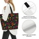 thumbnail image 3 of Fotbe Music Notes Bolsa Tote Estética de Lona con Estampado para Mujer - Bolsa Reutilizable de Hombro Casual para Vacaciones, Compras, Trabajo y Gimnasio, 3 of 8