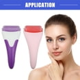 thumbnail image 3 of Vocoste 2 Pcs Ice Face Roller Massager Facial Roller Skin Care Tools Pink and Purple, 3 of 7