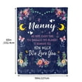 thumbnail image 2 of Funnil Nanny Gifts for Grandma, Gifts for Nanny Blanket,Grammy Birthday Gifts for Mothers Day Christmas, Super Soft Flannel Throw Blanket 50"x60" Purple, 2 of 9