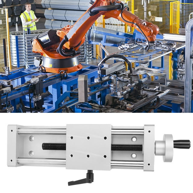 Mesa deslizante lineal, KA80-1402-150 Mesa deslizante de escenario manual de aleación de aluminio Mesa deslizante de escenario lineal con capacidad de respuesta ultra alta