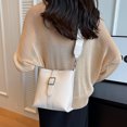 thumbnail image 4 of Bolso tipo cubo para mujer, Bolso elegante de cuero PU, Bolso Retro para mujer, Bolso de lujo para uso diario al aire libre, 4 of 5