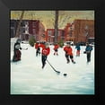 thumbnail image 2 of Atelier B Art Studio 20x20 Black Modern Framed Museum Art Print Titled - YOUNG HOCKEY PLAYERS, 2 of 5