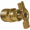 Camco 11663 Water Heater Brass Drain Valve - 1/4-Inch