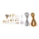 thumbnail image 4 of 300 piezas de joyería para rastas, accesorios para trenzas DIY, abalorios para el cabello, colgantes para el cabello con hilo dorado y plateado, 4 of 12
