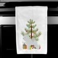 thumbnail image 3 of Bichon Frise Merry Christmas Tree White Kitchen Towel Set of 2 Dish Towels, 3 of 3