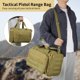 thumbnail image 3 of Bolsa táctica para pistola, estuche de transporte para pistola, bolsa acolchada para pistola con ranuras para cargadores y bolsillos adicionales para tiro de caza al aire libre. 10,1'' x 12,2'' x 14,6, 3 of 7