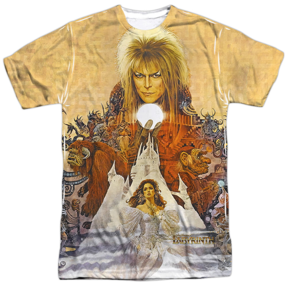 The Labyrinth Movie Poster Youth T-Shirt in Cream 