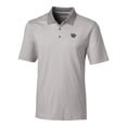 thumbnail image 2 of Men's Cutter & Buck Gray Cincinnati Bearcats Forge Tonal Stripe Stretch Polo, 2 of 3