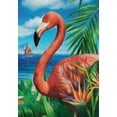 thumbnail image 3 of Briarwood Lane Flamingo Paradise Summer House Flag, 3 of 4