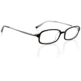 thumbnail image 2 of Unisex Optical Eyewear - Rectangle Shape, Plastic Full Rim, Black Crystal, 2 of 4