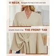 thumbnail image 3 of Women's Elegant Shawl Wraps Soft Open Front Poncho Sweater for Spring Fall Winter, 3 of 6