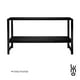 thumbnail image 3 of Mueble Tv Mesa de Centro Madera Mueble Auxiliar 120X45X30cm negro, 3 of 7