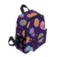 thumbnail image 2 of FORMRS Kids School Backpack with Front Zippered Pocket 12" Student Travel Daypack, Candy Cosmic Swirls, 2 of 6