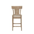 thumbnail image 5 of Linon Roseglen 26" High Back Indoor Wood Counter Stool, Graywash/Beige, 5 of 8