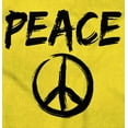 thumbnail image 2 of Hippie Peace Sign Make Love Not War Women's T Shirt Ladies Tee Brisco Brands 3X, 2 of 6