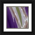 thumbnail image 1 of Studio96 26x26 Black Ornate Wood Framed with Double Matting Museum Art Print Titled - Botanical F, 1 of 4