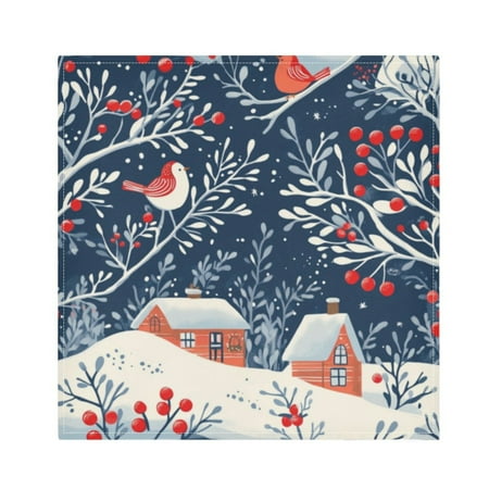 

Napkin Satin Napkin 20*20Inchx6 Kitchen Towel Dinner Plate Towel Decorative Towel Napkin Tea Towel Suitable For Kitchen Table Christmas House Pictures