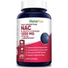 N-Acetyl Cysteine (NAC) 1200mg 180 Veggie Caps (Vegetarian, Non-GMO & Gluten Free) with Bioperine