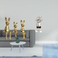 thumbnail image 2 of Figura decorativa de sentado, estatua de resina, ideal para escritorio, oficina, sala de estar, dormitorio, armario, escritorio o estanterí, 2 of 8