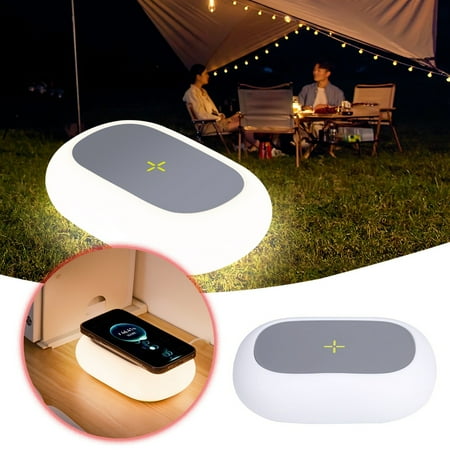 

Night Light New Creative Silicone Pat Light Outdoor Home Charging Use Mobile Phone Wireless Camping Light Night Light Night Lights