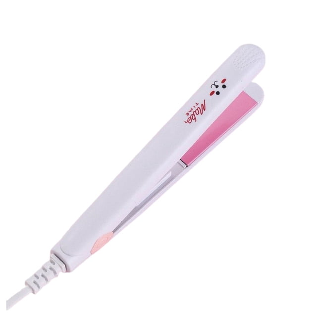 fastboy Hair Curler Mini Straightener Straight Roll Safety Simple Operation for Beginners Convenience Household Perm Curling Roller White