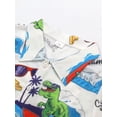 thumbnail image 5 of Mikrdoo Beach Surfing Dinosaur Print Boys Creative Button-down Shirt, Casual Short Sleeve Lapel Shirt Tops, Boys Clothes For Summer Outdoor, 5 of 9