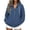 Navy, variant on Drawstring Hoodies Women Zip Up Long Sleeves Hooded Oversized Sweatshirt Fleece Jackets Spring Fall Office Business Work Coats with Pockets