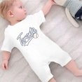 thumbnail image 2 of Icvfdpl Baby Boy Girl Pajamas Clothes Unisex Casual Baseball Letter Print Rompers Jumpsuit Soft 0-3 Months, 2 of 4