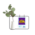 thumbnail image 1 of Straight Outta The Closet Transparent Glass Hanging Vases Decoration Bottle, 1 of 2
