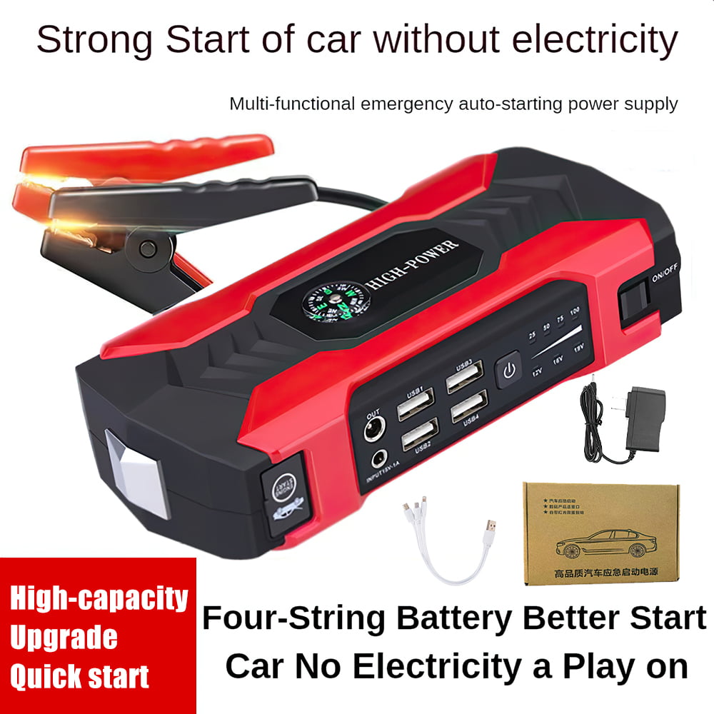 68800mah Car Jump Starter Booster 12v Auto Starting Device Portable Power  Bank Multi-fonction Car Outdoor Emergency Power Supply Jump Starter
