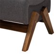 thumbnail image 4 of Otomana Baxton Studio Hanson, tela gris moderna de mediados de siglo, 4 of 8