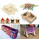 thumbnail image 4 of Barras De Paletas 50 Uds palitos de paleta de madera para niños helado DIY haciendo divertido (color de madera) Tmvgtek Libre de BPA, 4 of 8