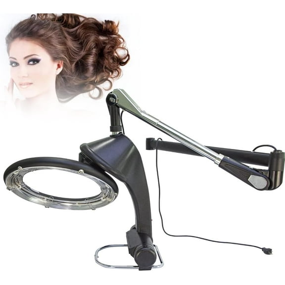 Professional Salon Hair Processor & Color Accelerator, 950W Orbiting Infrared Hair Dryer with Adjustable Height & Temperature for Salons